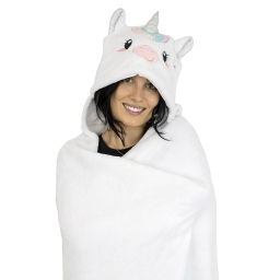 Legami Cosy Hugs coperta unicorno con cappuccio