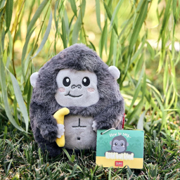 Legami Super Soft peluche gorilla mini autoportante