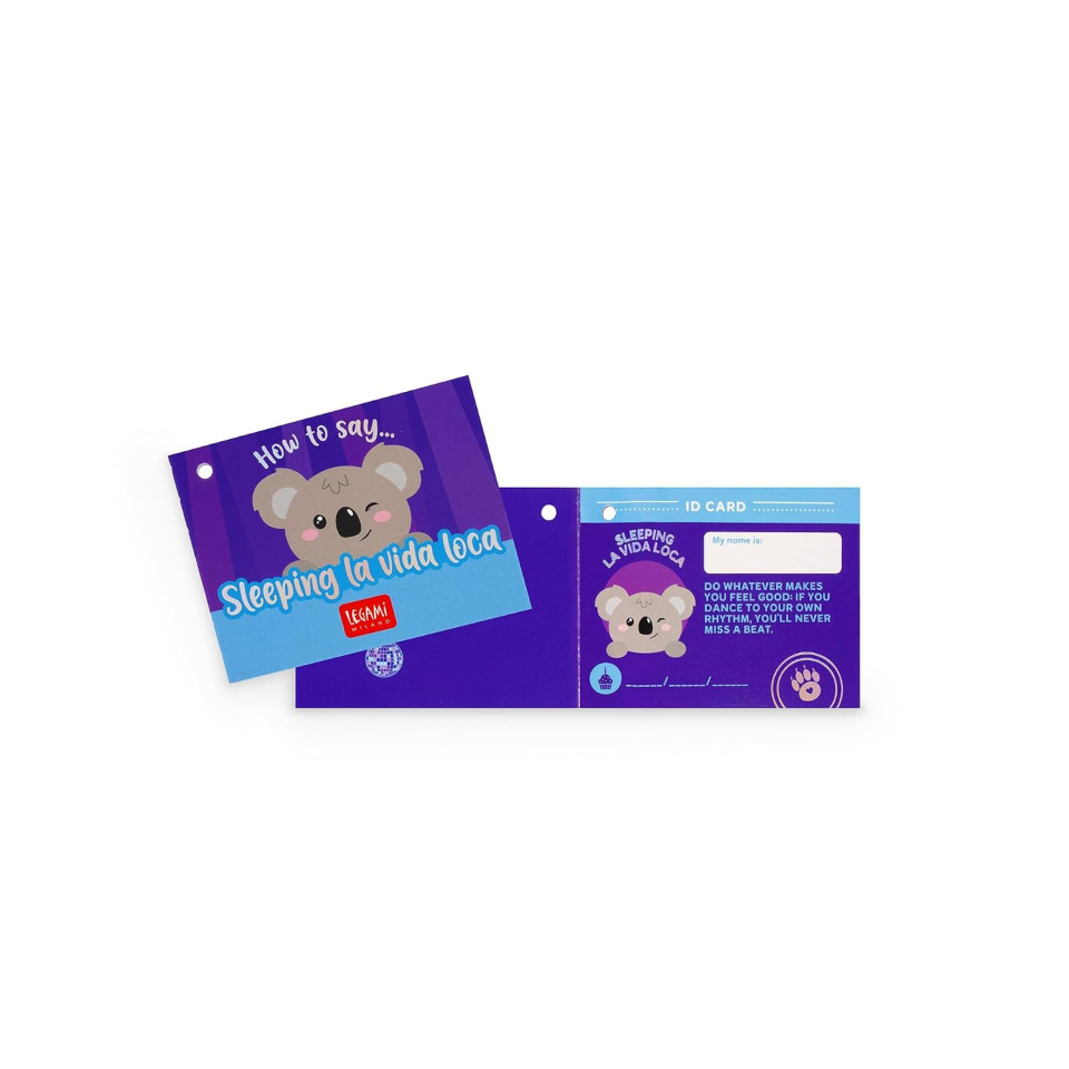 Legami Super Soft peluche Koala con carta d’identità
