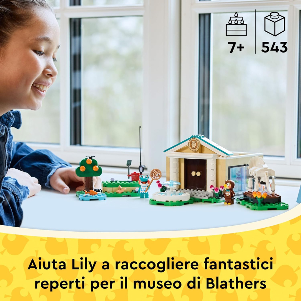 LEGO Animal Crossing museo Blatero apribile dai 7 anni