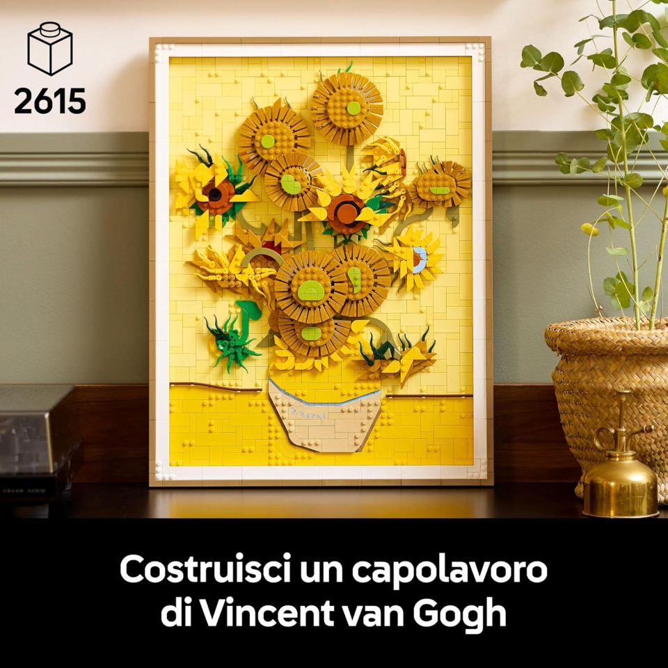 LEGO Art Girasoli di Van Gogh – Quadro 3D in Mattoncini 31215