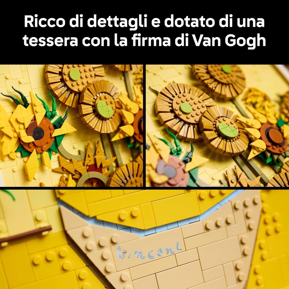 LEGO Art Girasoli di Van Gogh – Quadro 3D in Mattoncini 31215