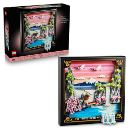 LEGO Art Paesaggio Giapponese con Ciliegi Fioriti 31218