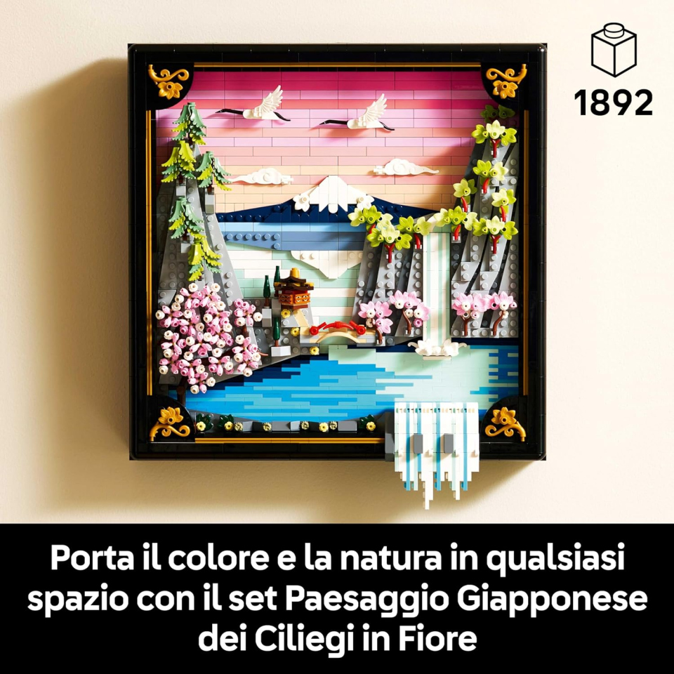 LEGO Art Paesaggio Giapponese con Ciliegi Fioriti 31218