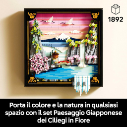 LEGO Art Paesaggio Giapponese con Ciliegi Fioriti 31218