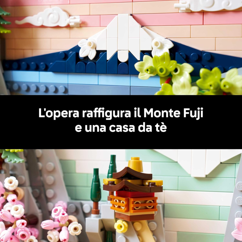 LEGO Art Paesaggio Giapponese con Ciliegi Fioriti 31218
