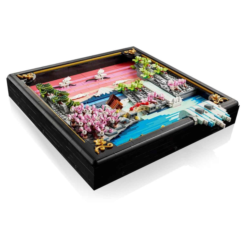 LEGO Art Paesaggio Giapponese con Ciliegi Fioriti 31218