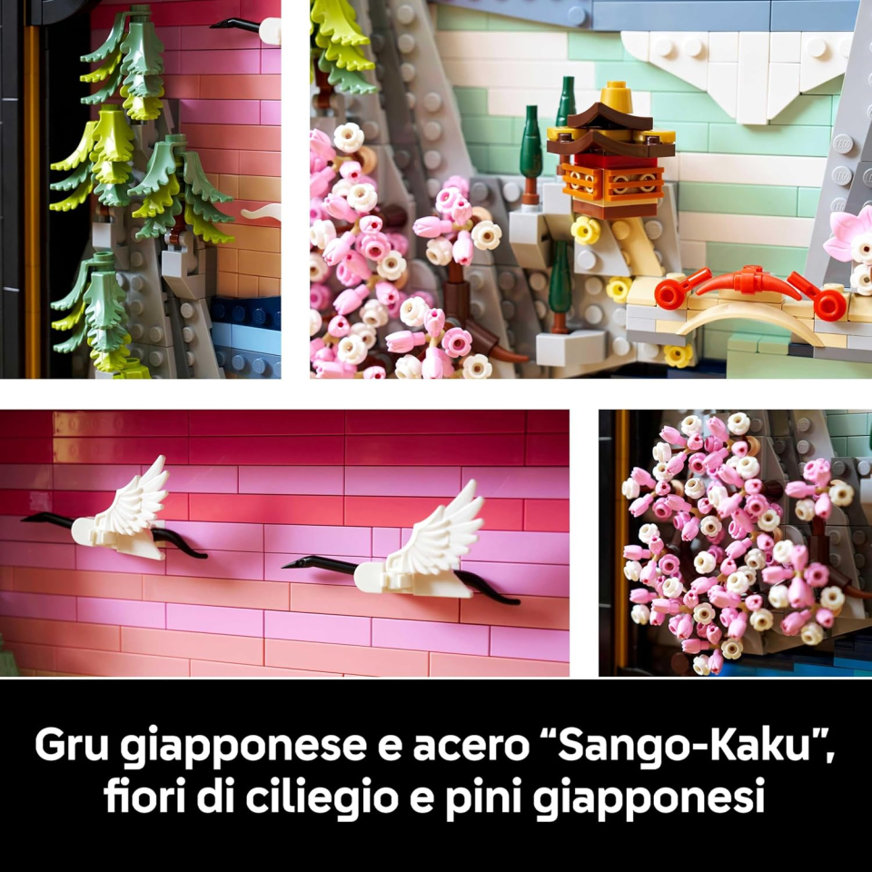 LEGO Art Paesaggio Giapponese con Ciliegi Fioriti 31218