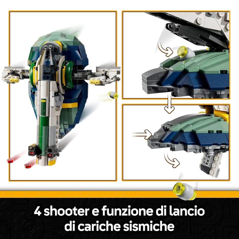 LEGO Star Wars Astronave di Jango Fett 75433