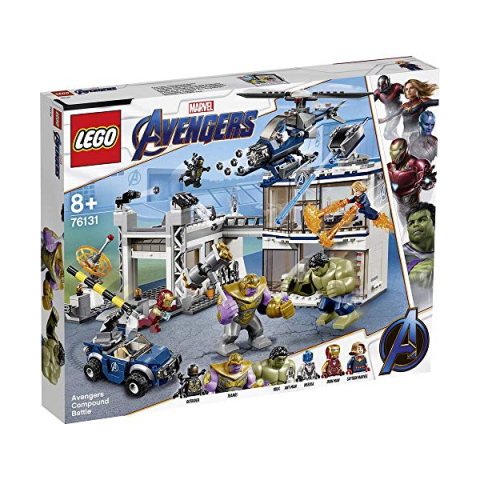 LEGO Marvel Avengers Battaglia al Quartier Generale con Hulk e Thanos 76131