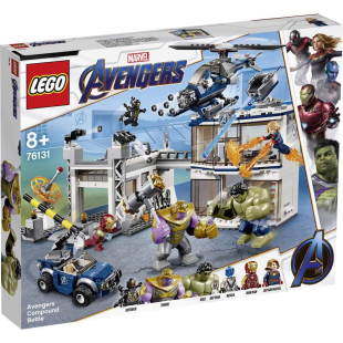 LEGO Marvel Avengers Battaglia al Quartier Generale con Hulk e Thanos 76131