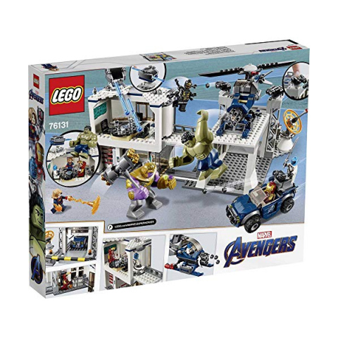 LEGO Marvel Avengers Battaglia al Quartier Generale con Hulk e Thanos 76131