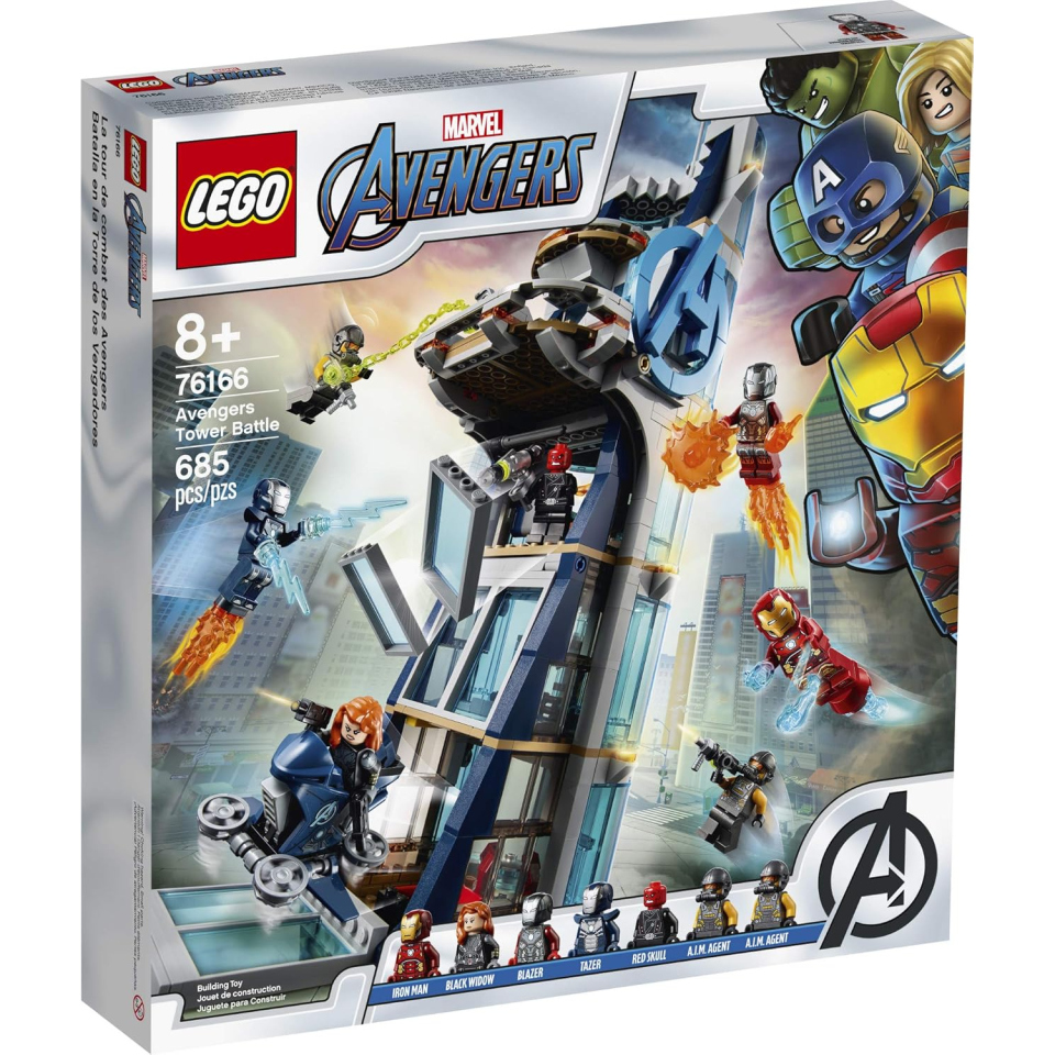 LEGO Marvel Avengers Tower Battle 76166 – Set Costruzioni 685 Pezzi