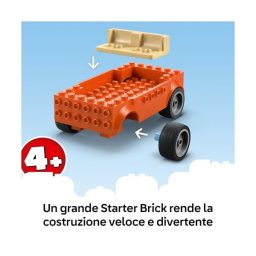LEGO Bluey Vacanza in Spiaggia con Auto, Surf e 3 Minifigure