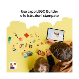 LEGO Bluey Vacanza in Spiaggia con Auto, Surf e 3 Minifigure