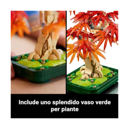 LEGO Botanicals Bonsai Acero Rosso Giapponese 10348