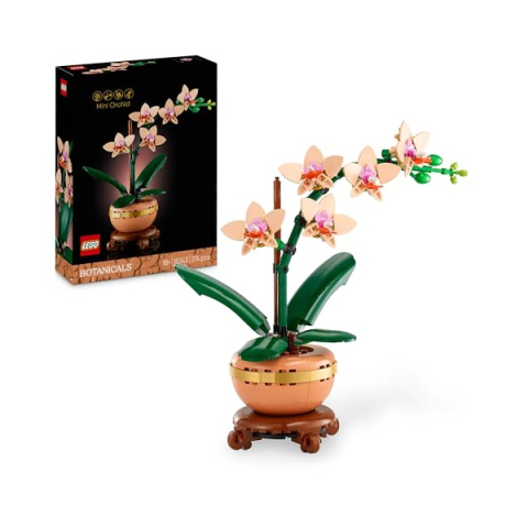 LEGO Botanicals Mini-Orchidea 10343 – Set Costruzioni con Vaso