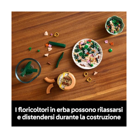 LEGO Botanicals Mini-Orchidea 10343 – Set Costruzioni con Vaso