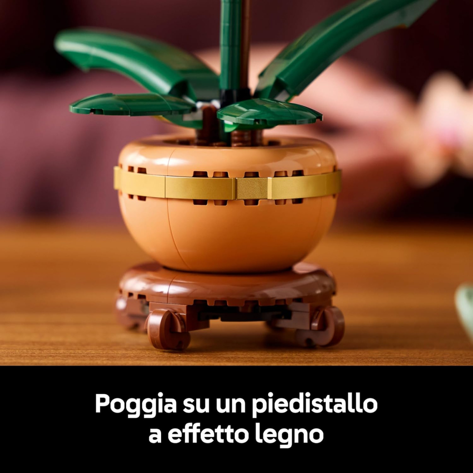 LEGO Botanicals Mini-Orchidea 10343 – Set Costruzioni con Vaso
