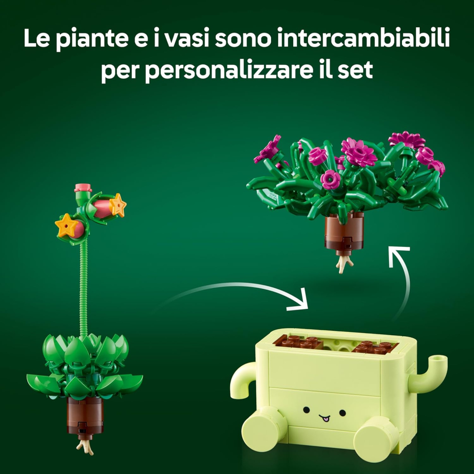 LEGO Botanicals Piante Dondolanti 11506 – Fiori e Vasi Pastello