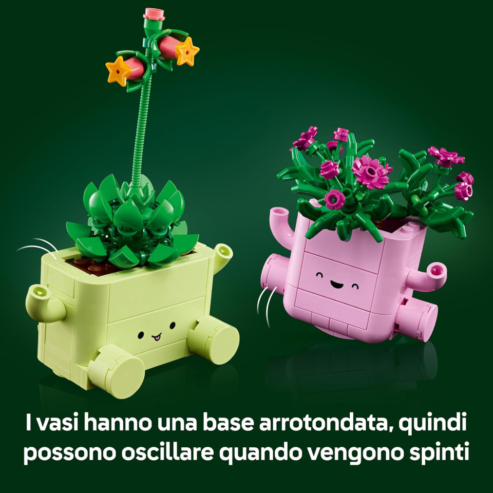 LEGO Botanicals Piante Dondolanti 11506 – Fiori e Vasi Pastello