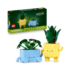 LEGO Botanicals Piantine Felici 10349 – Set Costruzioni con Piante e Vasi