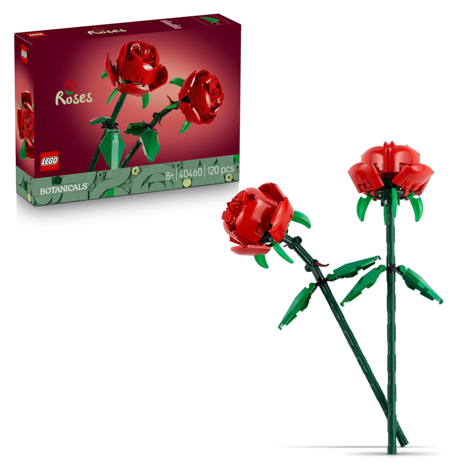LEGO Botanicals Rose 40460 – Set Fiori da Costruire