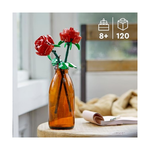 LEGO Botanicals Rose 40460 – Set Fiori da Costruire