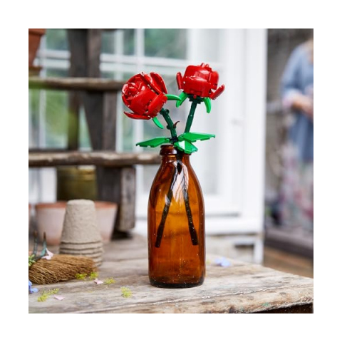 LEGO Botanicals Rose 40460 – Set Fiori da Costruire