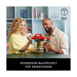 LEGO Icons Bouquet di Rose 10328 con Polybag Fiori dell'Amicizia