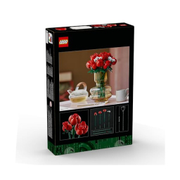 LEGO Icons Bouquet di Rose 10328 con Polybag Fiori dell'Amicizia