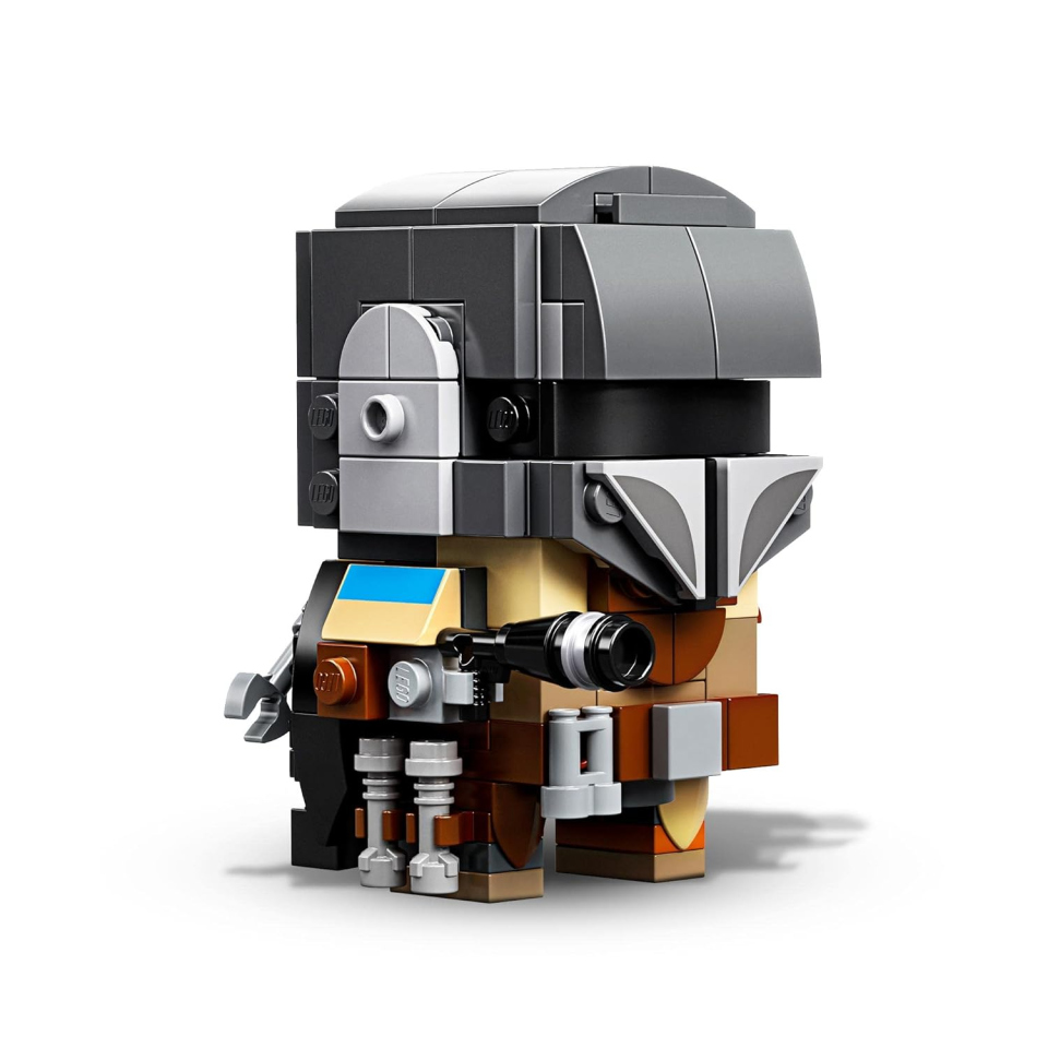 LEGO BrickHeadz Il Mandaloriano e Baby Yoda – Set da Collezione Star Wars