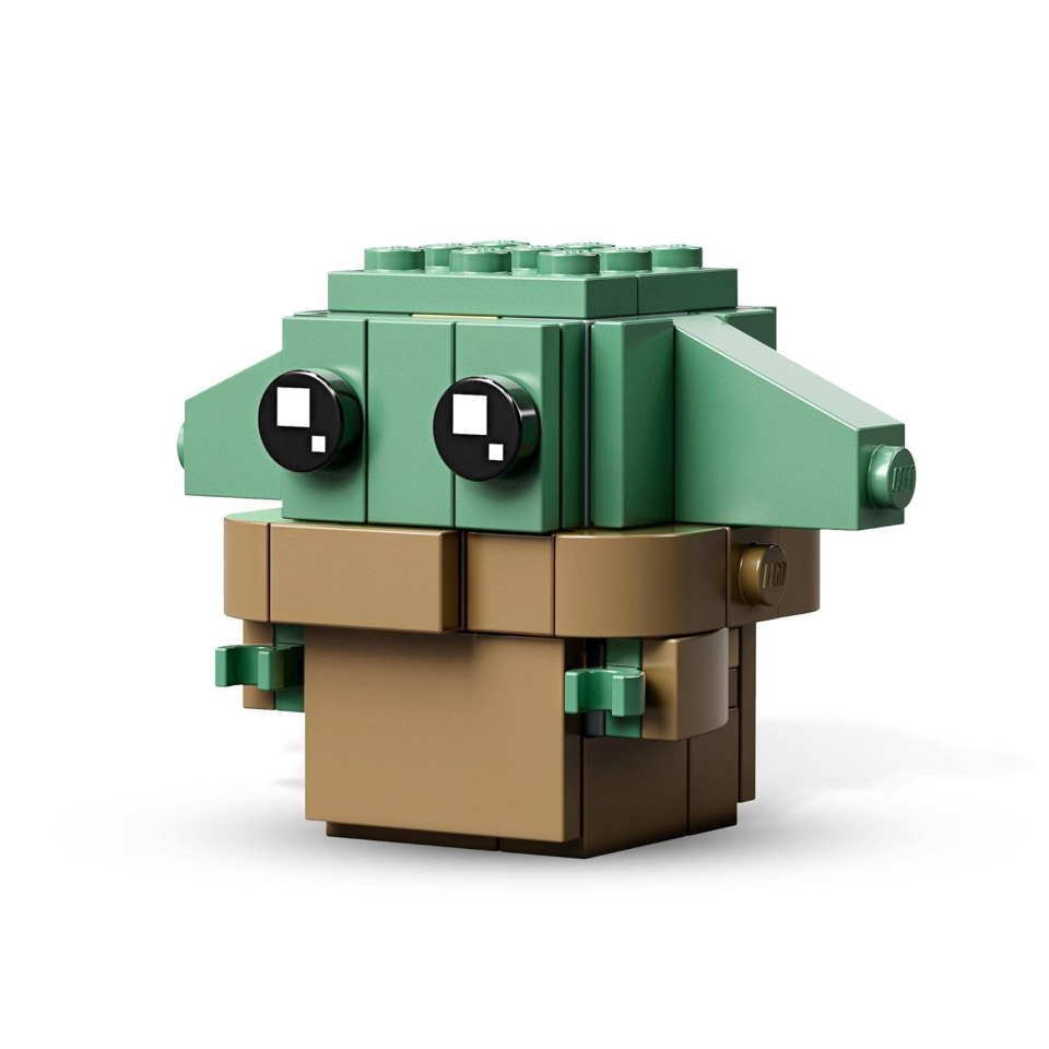 LEGO BrickHeadz Il Mandaloriano e Baby Yoda – Set da Collezione Star Wars