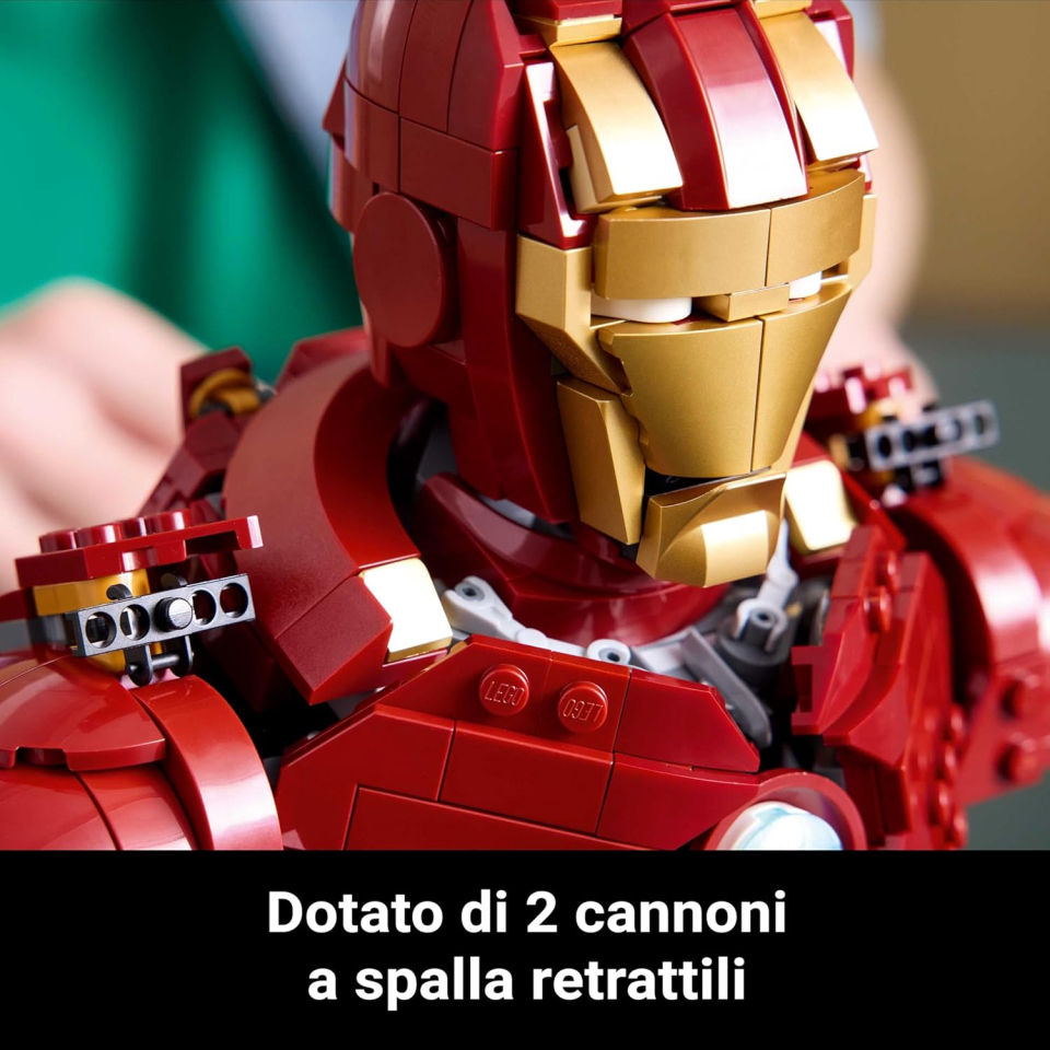 LEGO Marvel Busto Iron Man MK4 76327 - Set Costruzioni Adulti