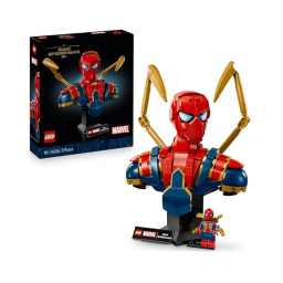 LEGO Marvel Busto Iron Spider-Man 76326 - Set da Collezione per Adulti