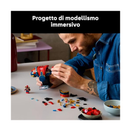 LEGO Marvel Busto Iron Spider-Man 76326 - Set da Collezione per Adulti