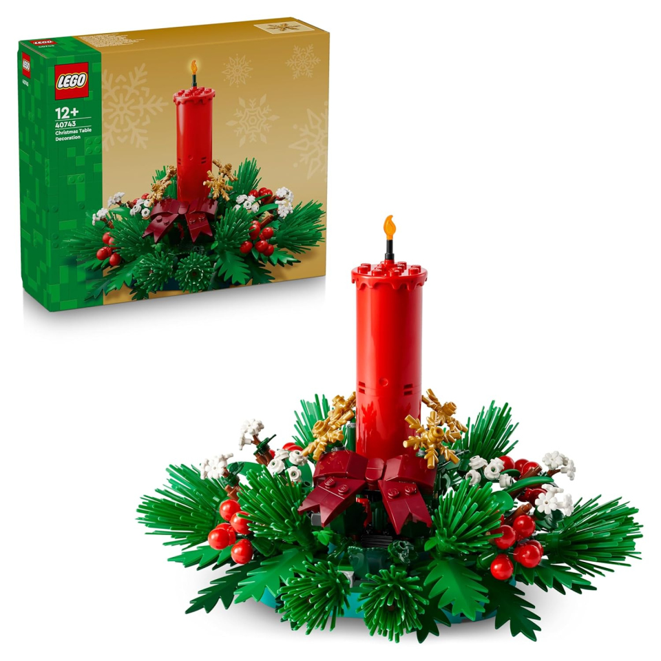 LEGO Botanicals Candela Natalizia Rossa 40743