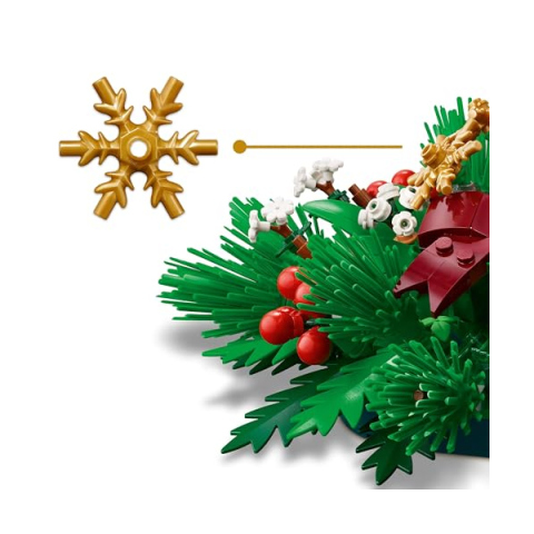 LEGO Botanicals Candela Natalizia Rossa 40743