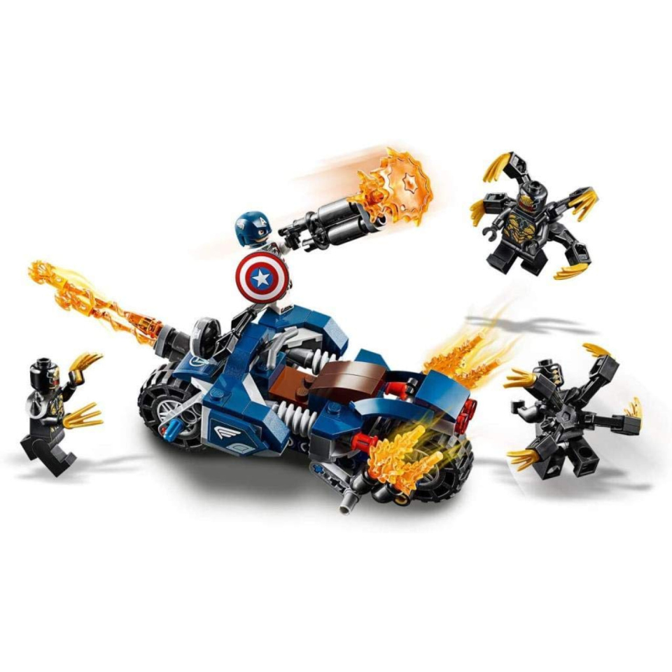LEGO Marvel Captain America Attacco Outrider 76123