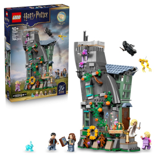 LEGO Harry Potter Casa di Luna Lovegood con Mattoncino Luminoso e 5 Minifigure