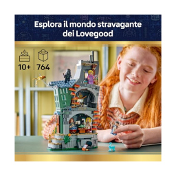 LEGO Harry Potter Casa di Luna Lovegood con Mattoncino Luminoso e 5 Minifigure