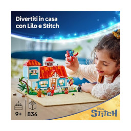 LEGO Disney Casa sulla Spiaggia di Lilo e Stitch con 5 Minifigure