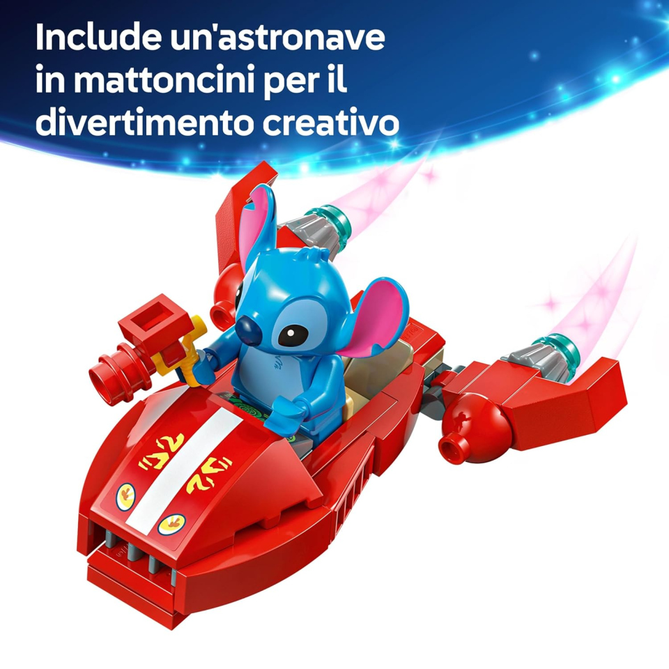 LEGO Disney Casa sulla Spiaggia di Lilo e Stitch con 5 Minifigure