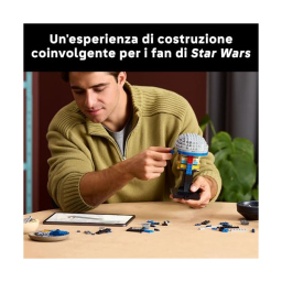 LEGO Star Wars Casco di Jango Fett 75408 – Set da Collezione per Adulti
