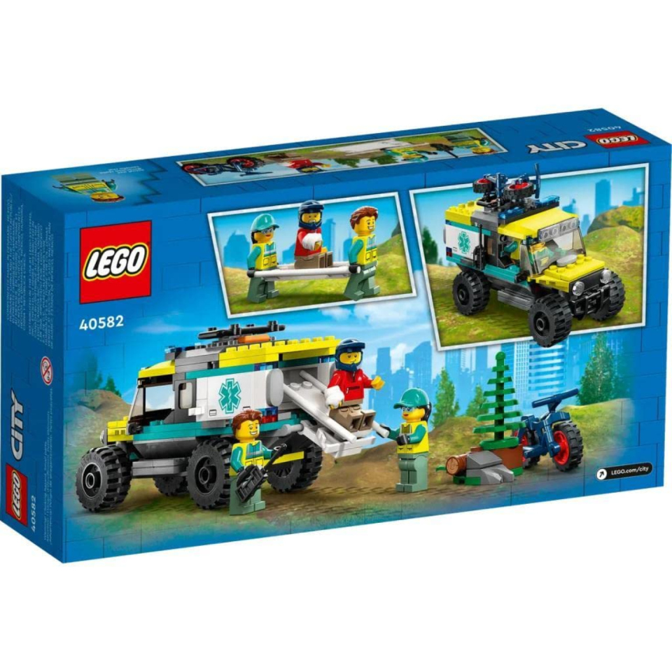 LEGO City 4x4 Ambulanza Fuoristrada – Set 40582