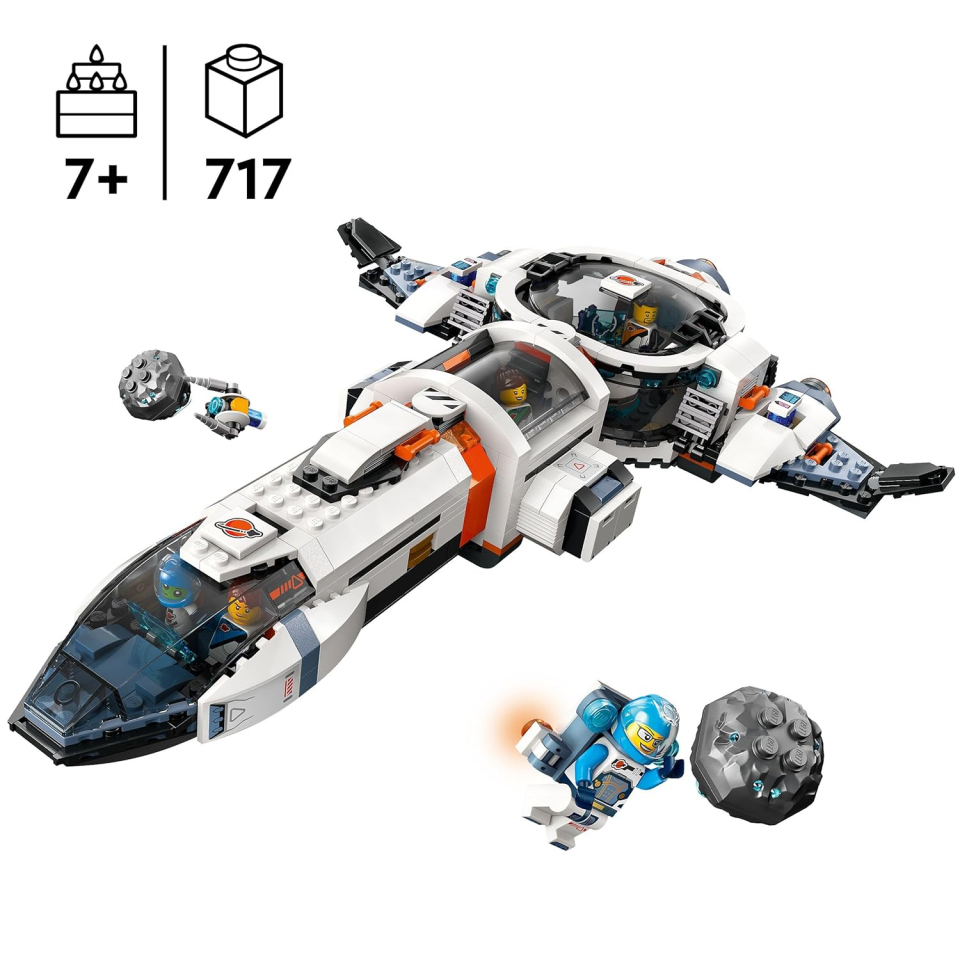 LEGO City Astronave Galattica Modulare con Minifigure e Alieno