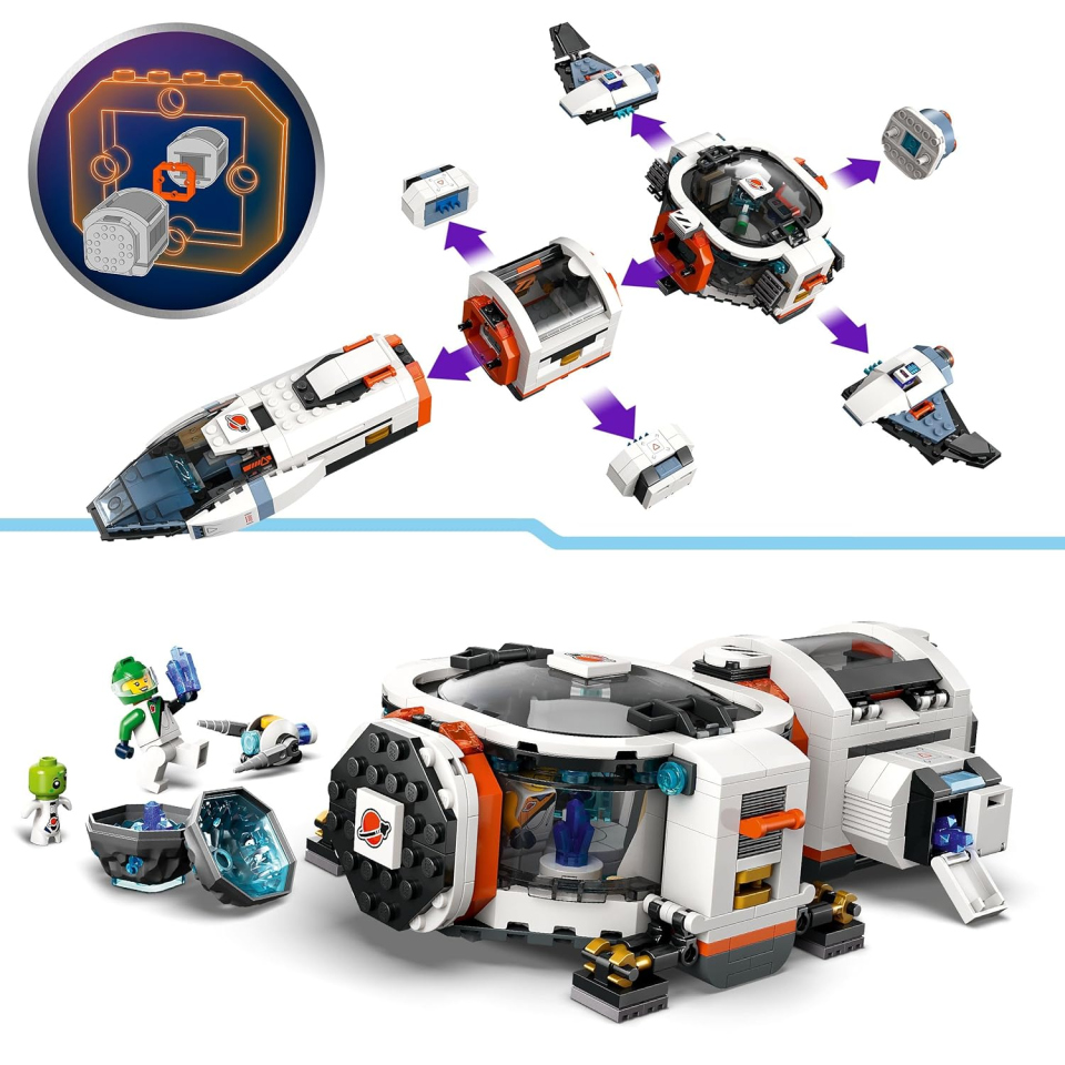 LEGO City Astronave Galattica Modulare con Minifigure e Alieno