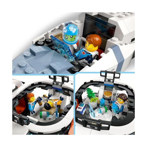 LEGO City Astronave Galattica Modulare con Minifigure e Alieno