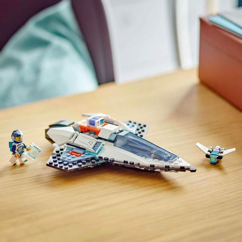 LEGO City Astronave Interstellare con Drone Robot e Minifigure
