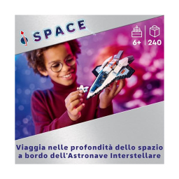 LEGO City Astronave Interstellare con Drone Robot e Minifigure